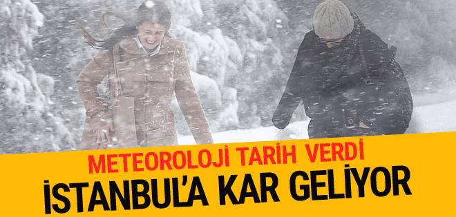 Meteoroloji tarih verdi İstanbul için kar uyarısı