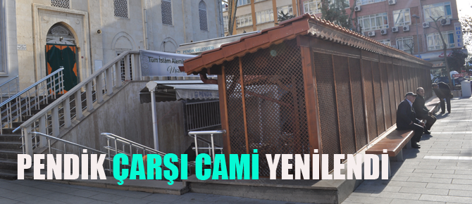 Çarşı Cami'ye modern meydan!