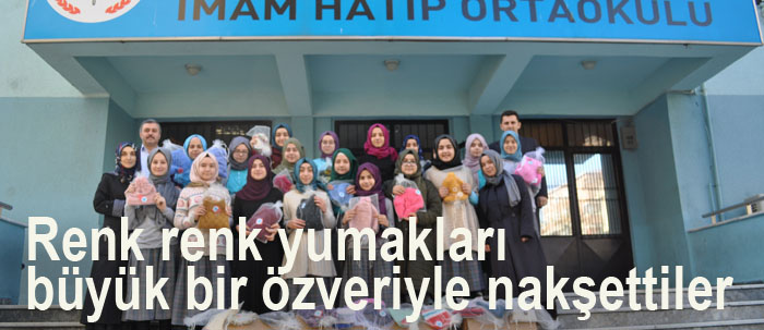 İmam hatipliler iyilikte ilmek ilmek yarıştı
