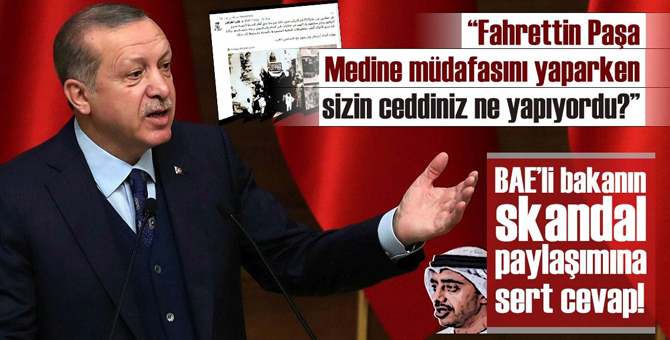 Cumhurbaşkanı Erdoğan'dan Abdullah bin Zayed'e çok sert tepki!