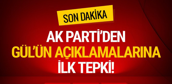 Arınç'tan Gül'e hep destek tam destek!