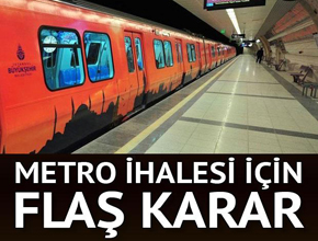 Pendik-Kaynarca-Tuzla Metro  ihalesi iptal!