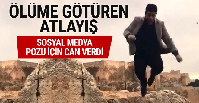 Sosyal medya pozu için canından oldu! Ölüm anı kamerada