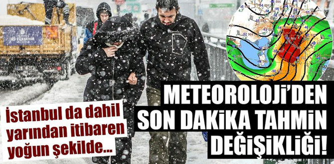 İstanbul'da kar yağışı başlıyor!
