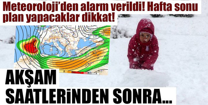 Son dakika hava durumu tahmini! Kar yağışı İstanbul'da başlıyor!