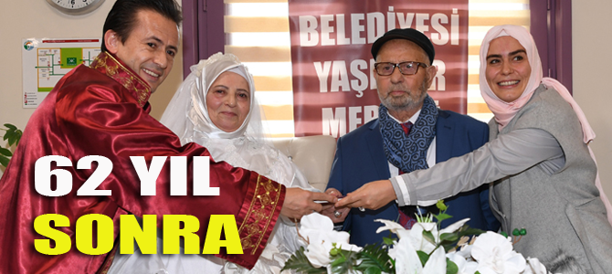 Gelinlik Hayalini  62 Yıl Sonra Gerçekleştirdi