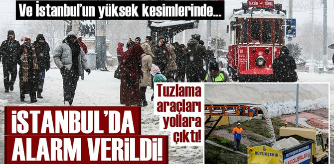 İstanbul'a kar bugün yağacak mı?