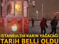 İstanbul'a karın yağacağı tarih belli oldu