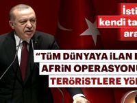 Cumhurbaşkanı Erdoğan: Bu operasyon sadece teröristlere yöneliktir