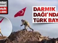 Türk Bayrağı Darmık Dağı'nda