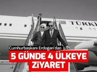 Cumhurbaşkanı Erdoğan'dan 5 günde 4 ülkeye ziyaret