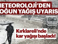 Kar yağışı başladı! İstanbul'da kar yağacak mı?