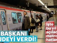 İBB Başkanı Uysal'dan İstanbul'a metro müjdesi!