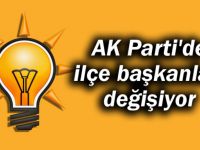 AK Parti'de 25 ilçe başkanı değişiyor!