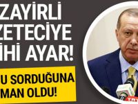 Erdoğan'dan Cezayirli gazeteciye tarihi ayar!