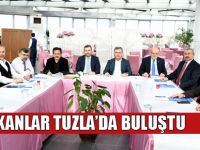 Belediye başkanları Tuzla'daydı