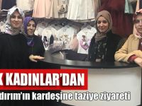 Tuzla AK Kadınlar'dan Gazeteci Yıldırım'ın kardeşine taziye ziyareti