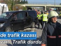 Kurtköy'de zincirleme trafik kazası.. Yaralılar var