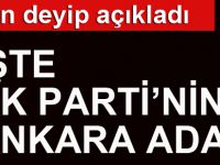 AK Parti'nin Ankara adayını açıkladı