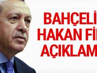 Cumhurbaşkanı Erdoğan'dan Bahçeli ve Fidan  açıklaması