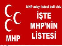 Pendik MHP aday listesi açıklandı