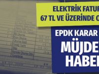 Elektrik faturalarıyla ilgili flaş düzenleme 67 lira ve üzerinde olanlar...