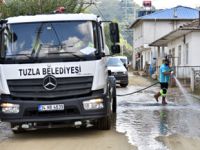Tuzla Belediyesi felaket bölgesinde