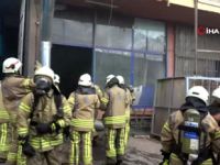 Pendik'te atölyede korkutan yangın: 1 yaralı