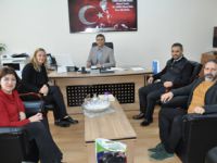 Kurtköy İlkokulu Müdürüne meslektaşlarından  ziyaret