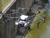 Tuzla'da drone ile ilaçlama