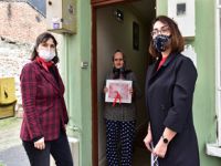 Tuzla'da Şehit Ailelerine Türk Bayrağı