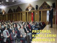 Yeni müdürlere protokol eğitimi