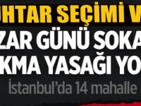 İstanbul'da 14 mahallede pazar günü sokağa çıkma yasağı yok!