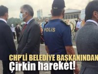 CHP'li belediye başkanından çirkin hareket! Erdoğan'ın mesajı okunurken..