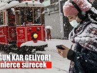İstanbul ve Ankara'da kar yağış günlerce sürecek
