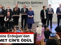 Emine Erdoğan Pendik'teydi.. Ahmet Cin'e ödül