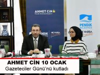 Ahmet Cin 10 Ocak Gazeteciler Günü'nü kutladı