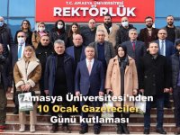 Amasya Üniversitesi'nden Gazeteciler Günü kutlaması