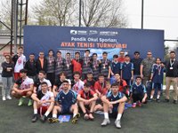 Pendik'te ayak tenisi şampiyonası