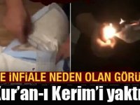 İzmir'de Yüce Kitabımızı yaktılar!