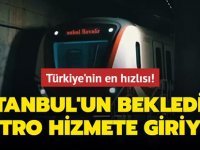 İstanbul'da bir metro ağı daha hizmete giriyor