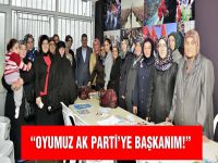 Hanımlardan AK Parti'ye tam destek