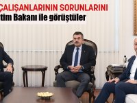 Ali Yalçın ve Talat Yavuz'dan Milli Eğitim Bakanı'na ziyaret