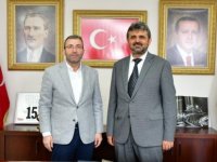 Ahmet Cin'den AK Parti İlçe Başkanı Sarıkaya'ya ziyaret