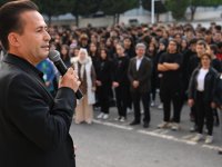 Dr. Şadi Yazıcı, Mehmet Tekinalp Anadolu Lisesi'ni ziyaret etti