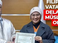 Filipinli Dela Cruz, Pendik'te Müslüman oldu