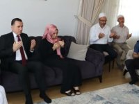 Kaymakam'dan Şehit Yalçın Aran'ın ailesine ziyaret