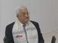 Mahmut Abbas TBMM'de ayakta alkışlandı