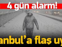 İstanbul'a yarın kar geliyor!