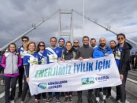 CK Enerji çalışanları, İstanbul Maratonu’nda “Eğitim Hakkı” için koştu